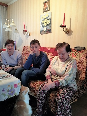 Много теплых слов сказала Надежда Михайловна Томске и томичах. Ветеран 19 гвардейской дивизии Крючкова (Крутипорох) Надежда Михайловна